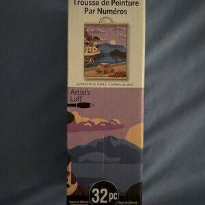 Scenic Paint Numbers Kit by Artist’s Loft - Purple and Blue